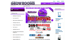 Desktop Screenshot of grow-rooms.net