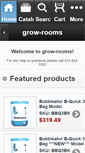 Mobile Screenshot of grow-rooms.net