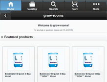 Tablet Screenshot of grow-rooms.net